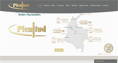 Desktop Screenshot of plenitud.com.co